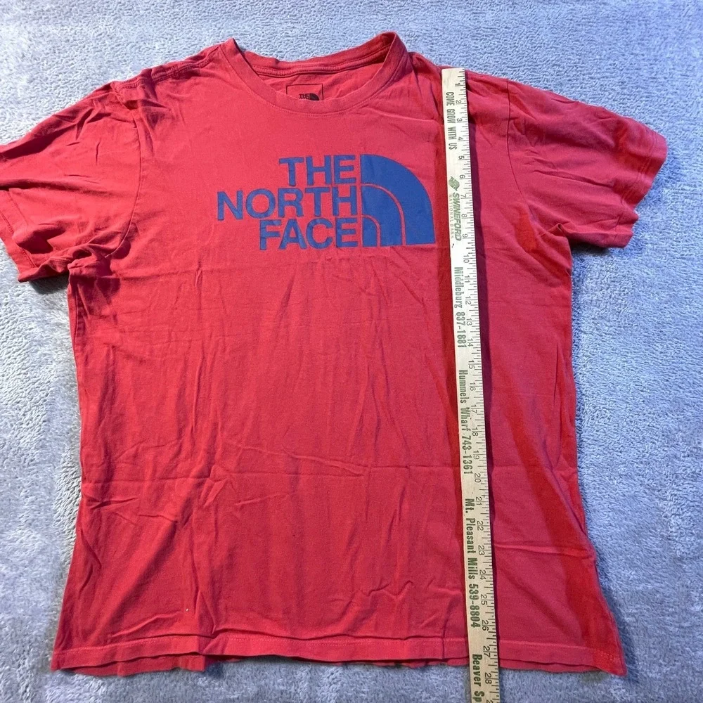 The North Face Red Mens XL Graphic T Shirt Short Sleeve‎ Cotton Casual Tee